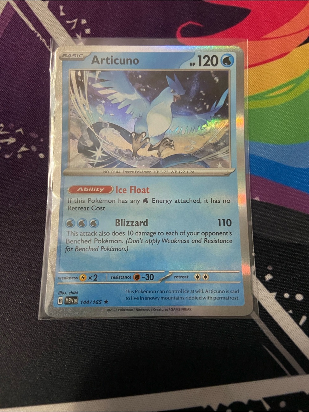 Articuno Holofoil Rare (144/165)